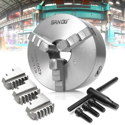 正品三鸥SANOU K11 100三爪自定心卡盘 高效精准的机械加工伙伴